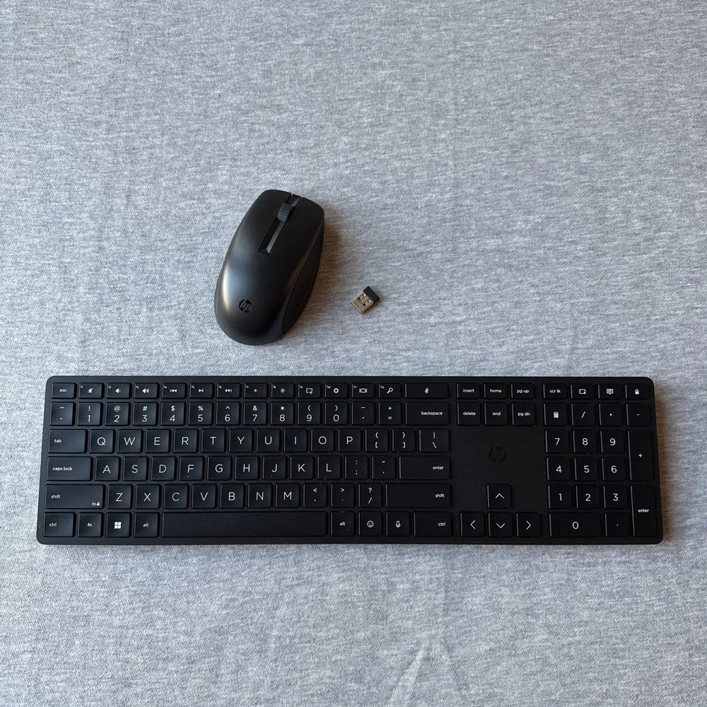 HP Wireless Keyboard and Mouse Combo 655 Used -Working-